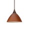 Besa Lighting Domi Cord Pendant, Cherry, Bronze Finish, 1x50W Halogen 1XT-1743CH-BR - alternate 1